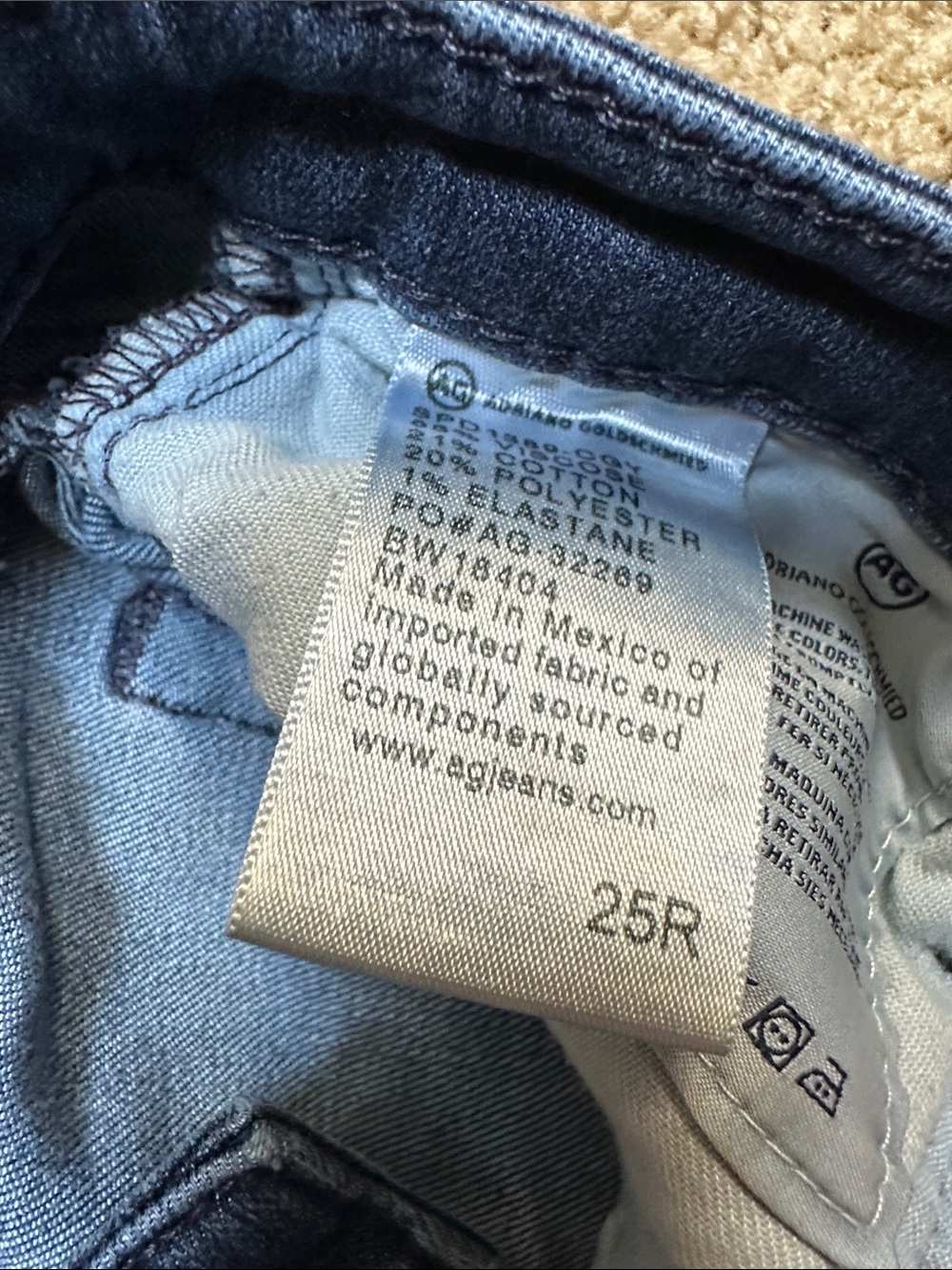 AG Adriano Goldschmied Women's Skinny Jeans in Medium Blue Wash - Picture 4 of 4